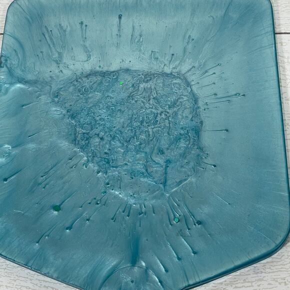 Blue Winter Resin Cheeseboard Charcuterie Board - Picture 4 of 6
